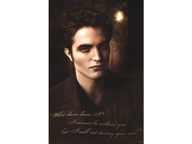 Twilight 2 New Moon (Edward - quote) Poster Print (24 x 36)
