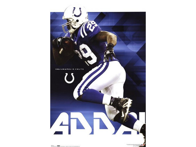 Indianapolis Colts - Joseph Addai Poster Print (24 x 36)