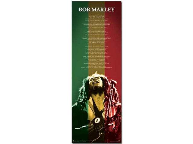 Bob Marley - Get Up Stand Up (door) Poster Print (21 x 62)
