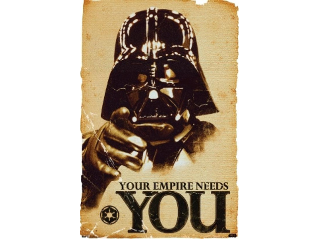 Star Wars Your Empire Needs You Poster Print (24 X 36)