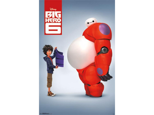 Posterazzi TIARP13728 Disney Big Hero 6 - Baymax Poster Print - 24 x 36 in.