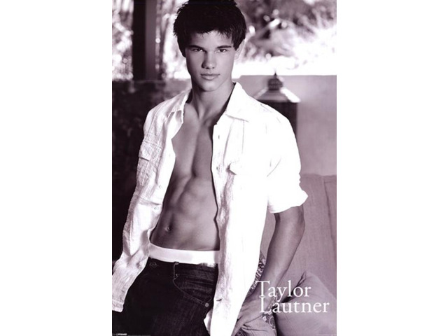 Taylor Lautner - B & W Poster Print (24 x 36)
