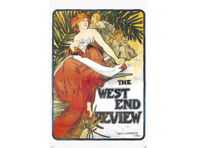 Mucha - West End Review Poster Print (34 x 22)
