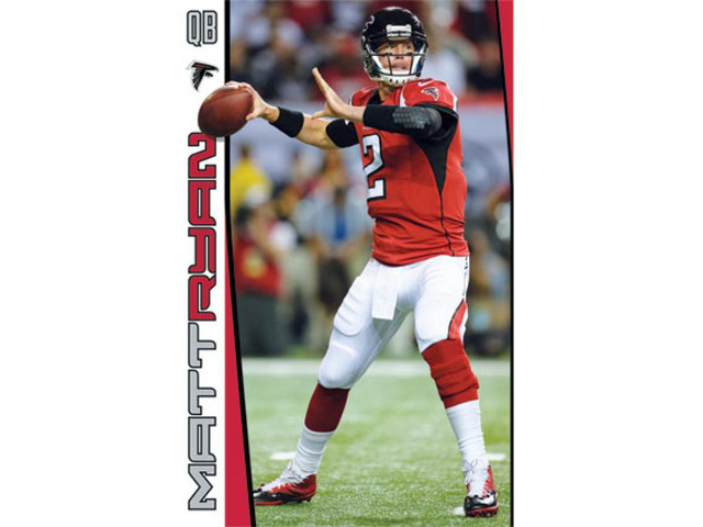 Atlanta Falcons Matt Ryan 2014 Poster Print (22 x 34)