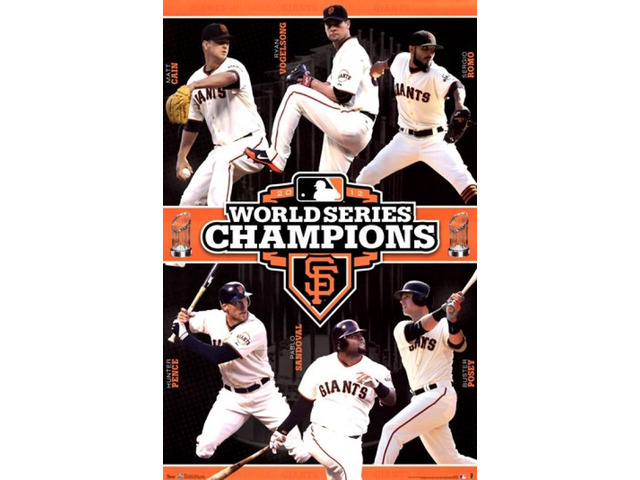2012 San Francisco Giants World Series - Champions Poster Print (24 x 36)