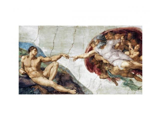 The Creation Of Adam Poster Print (14 x 11)