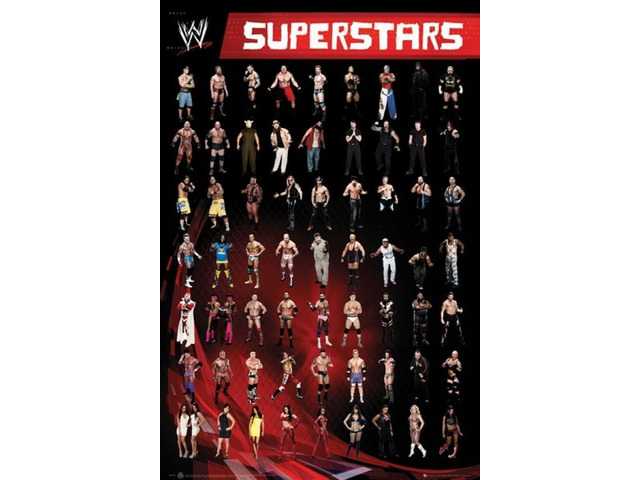 WWE Superstars Poster by (24 x 36)