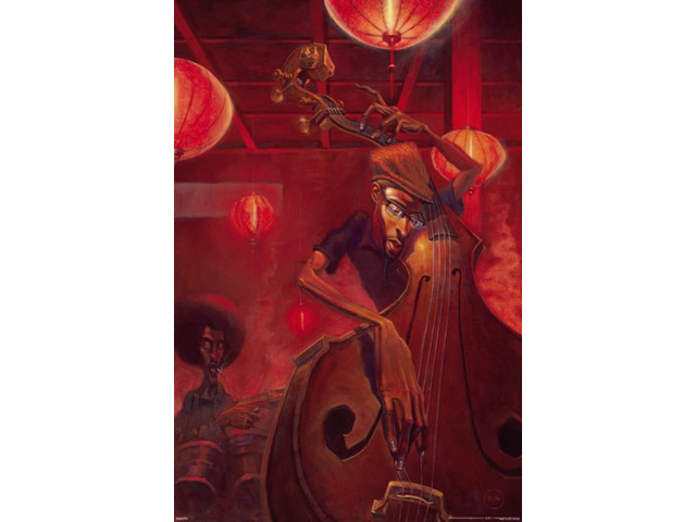 Justin Bua - Bass Player Poster Print (24 x 36)