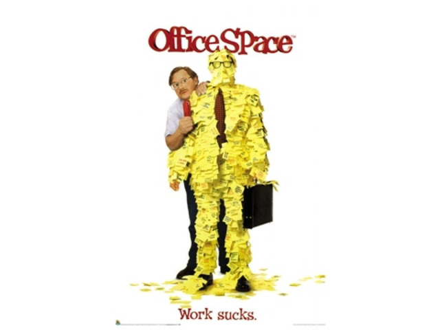 Office Space Work Sucks Poster (24 X 36)