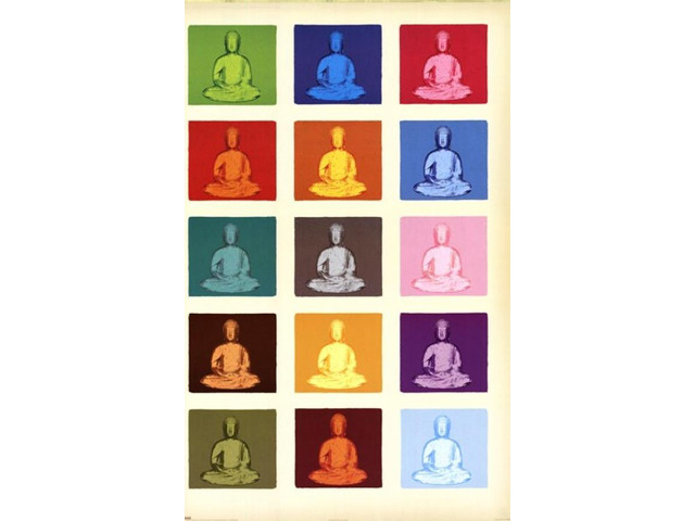Buddha - Pop Art Poster Print (22 x 34)