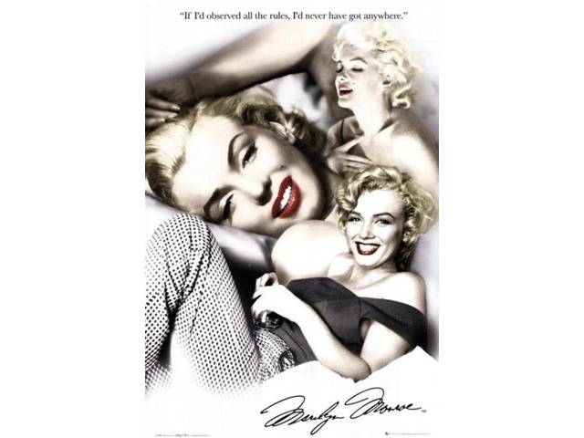 Marilyn Monroe - rules Poster Print (22 x 34)