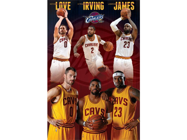 Posterazzi TIARP13827 Cleveland Cavaliers - Team 2014 Poster Print - 22 x 34 in.