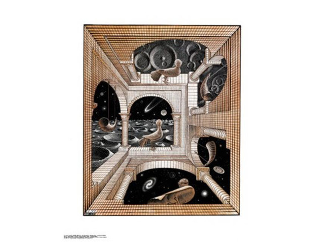 Another World Poster Print by M. C. Escher (22 x 26)