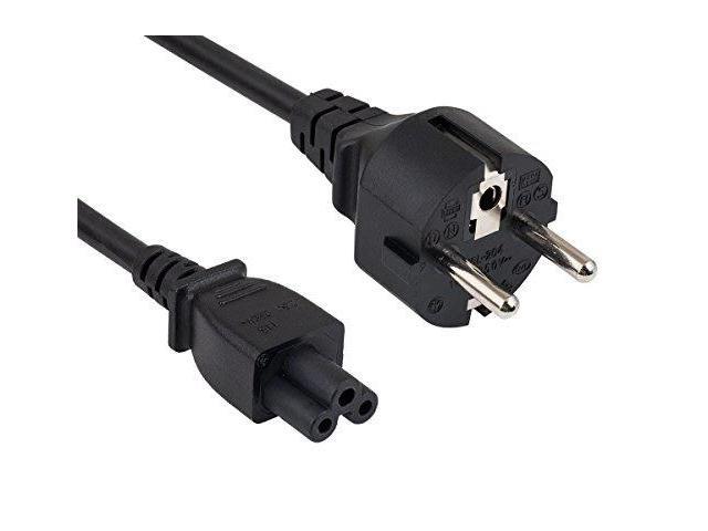 cable leader 6ft european 3prong notebook power cord cee 7/7 to iec320 c5