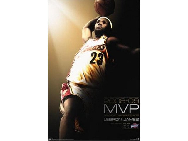 LeBron James - 2009 MVP Poster Print (22 x 34)