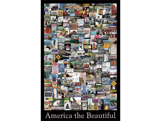 America The Beautiful Poster Print (23 x 35)