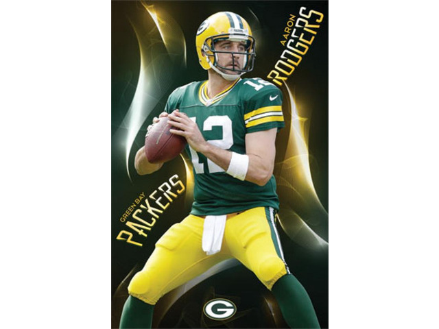 Green Bay Packers - Aaron Rodgers 2015 Poster Print (22 x 34)