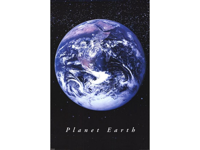 Planet Earth Poster Print (22 x 34)