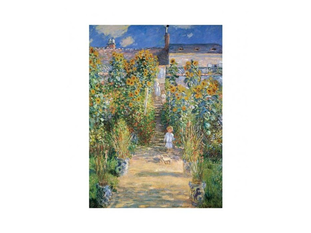 Garden At Vetreuil - Claude Monet Poster Print (11 x 14)