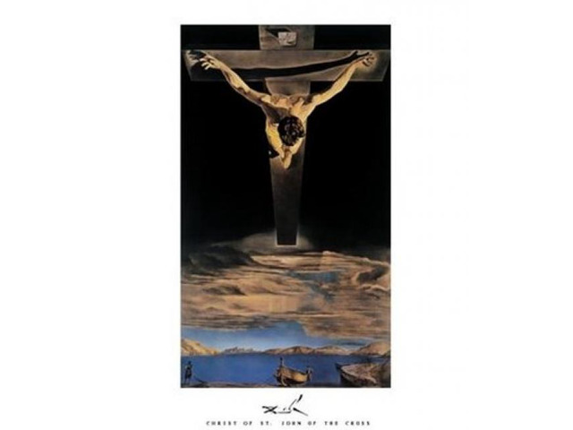 Christ Of St. John Of The Cross, C.1951 Poster Print By Salvador Dali (11 X 14)