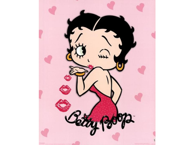 Betty Boop - Pink Kiss Poster Print (16 x 20)