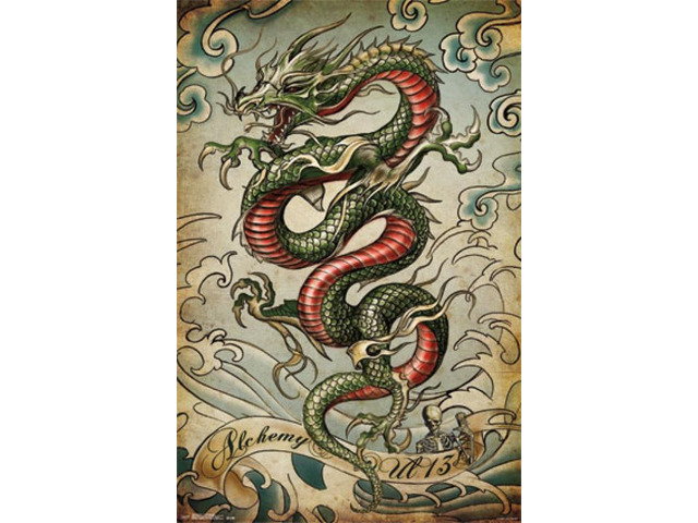 Alchemy - Crouching Dragon Poster Print (24 x 36)