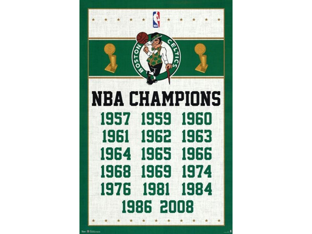 Boston Celtics - Champions 2013 Poster Print (22 x 34)