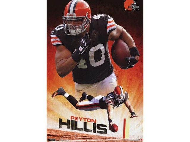 Cleveland Browns - Peyton Hillis 2011 Poster Print (24 x 36)