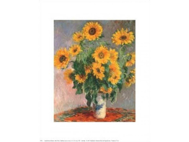 Sunflowers, c.1881 Poster Print by Claude Monet (11 x 14)