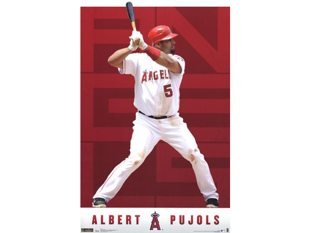 Anaheim Angels Albert Pujols 12 Poster Print (24 x 36)