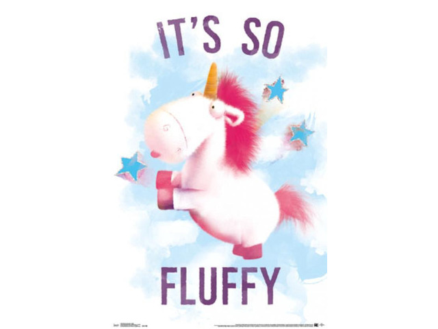 Dm Unicornicopia - Fluffy Poster Print (22 x 34)