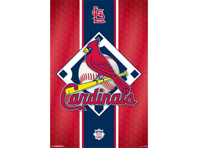 St. Louis Cardinals & reg - Logo Poster Print (22 x 34)