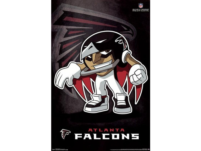 Atlanta Falcons - Rusher 2013 Poster Print (24 x 36)