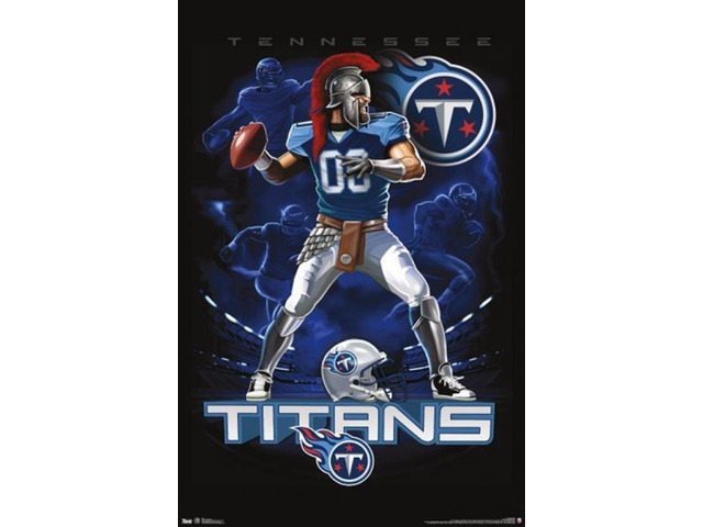 Titans Quarterback 12 Poster Print (24 x 36)