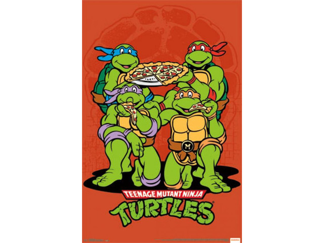 TMNT - Pizza Poster Print (22 x 34)