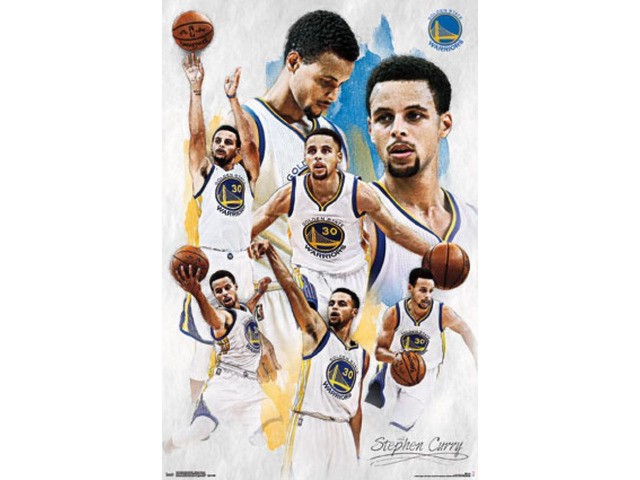 Golden State Warriors - Stephen Curry 15 Poster Print (22 x 34)