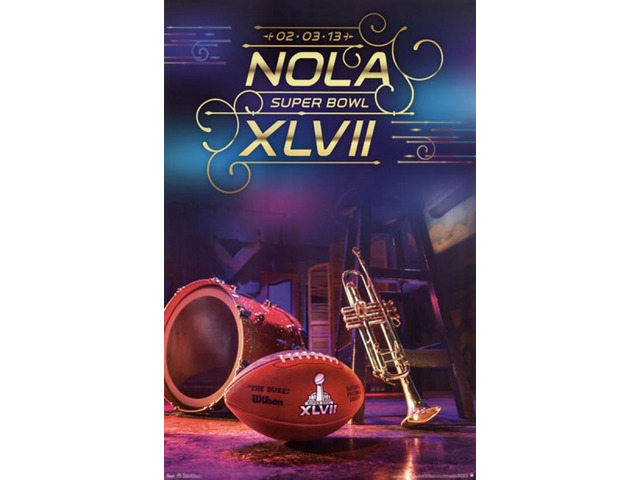 Super Bowl XLVII - Logo Poster Print (24 x 36)