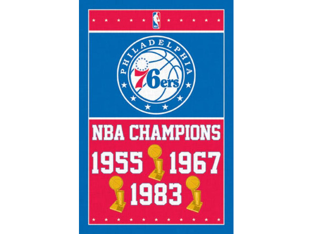 Phildelphia 76ers - Champions 15 Poster Print (22 x 34)