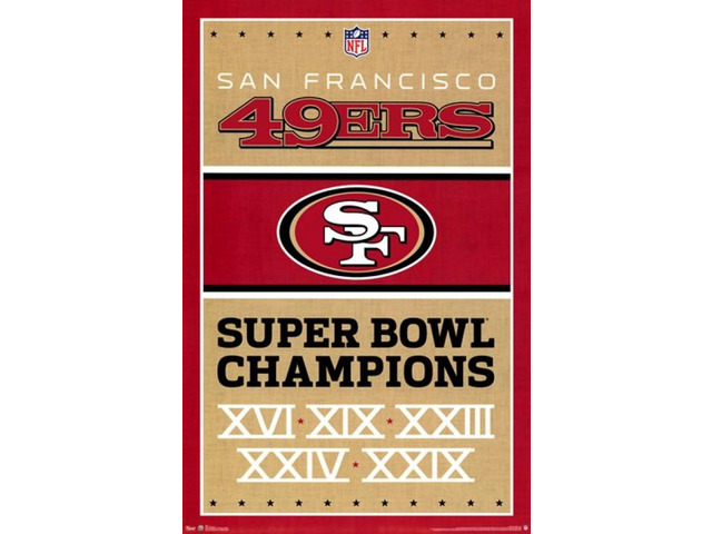 San Francisco 49ers - Champions 13 Poster Print (22 x 34)