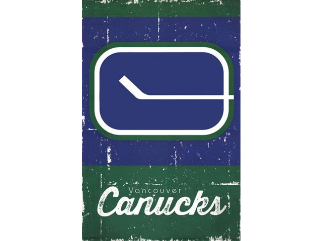 Vancouver Canucks - Retro Logo 13 Poster Print (22 x 34)