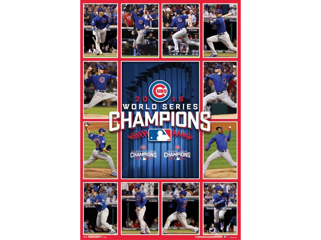 2016 World Series - Chicago Cubs Team Poster Print (22 x 34)