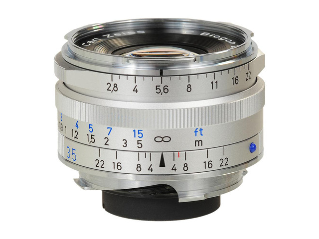 Zeiss 35mm f/2.8 C Biogon T* ZM Manual Focus Lens (Leica M-Mount) - Silver