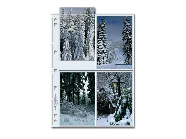 Print File G-Series 4 x 6' Clear Album Pages, 25 pages for G-Series Album