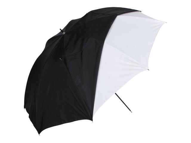 Westcott 32in. White Satin Umbrella With Removable Black Cover