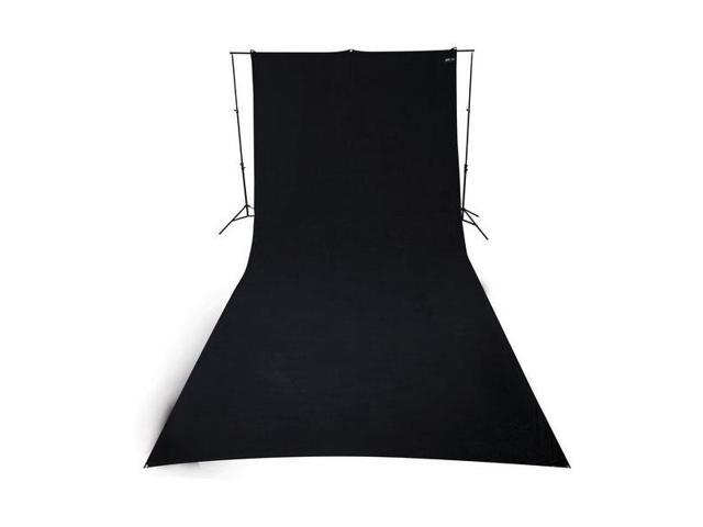 Photos - Studio Lighting Westcott 9 x 20 ft Wrinkle-Resistant Cotton Backdrop  138 (Rich Black)