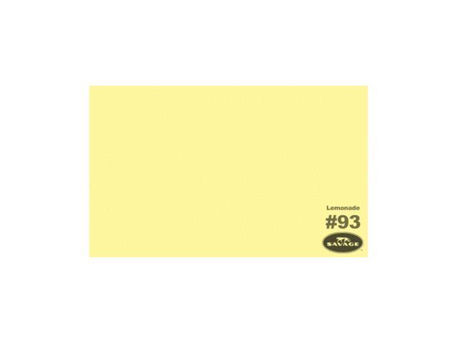 Savage Widetone Seamless Background Paper, 145gsm, 7.6 mil, 53'x36', #93 Lemonade