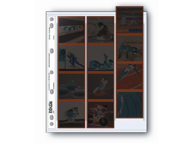 Print File Archival 120 Size Negative Pages Holds Three Strips of Four 6 x 6' F