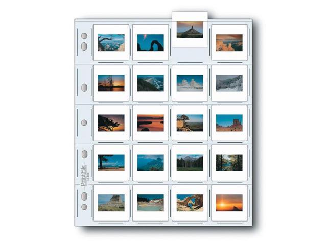 Photos - Other photo accessories Print File Archival 35mm Slide Pages Holds Twenty 2 x 2' Mounted Transpare