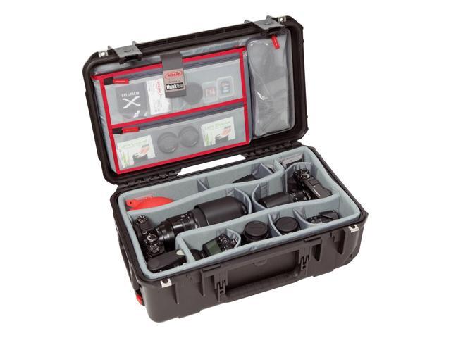 SKB Cases iSeries 2011-7 Case with Photo Dividers and Lid Organizer (Black)
