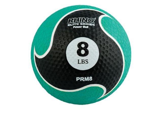 Champion Sports 8-lb Rubber Medicine Ball - Rhino Elite